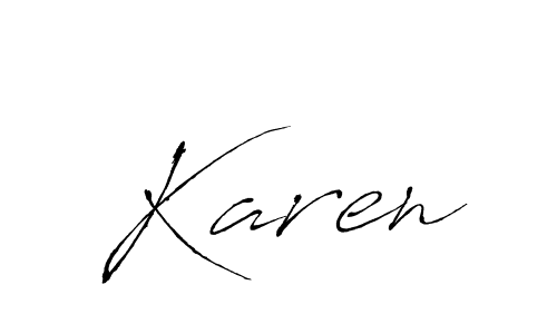 Antro_Vectra is a professional signature style that is perfect for those who want to add a touch of class to their signature. It is also a great choice for those who want to make their signature more unique. Get Karen name to fancy signature for free. Karen signature style 6 images and pictures png