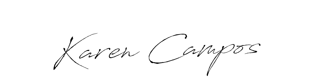 You can use this online signature creator to create a handwritten signature for the name Karen Campos. This is the best online autograph maker. Karen Campos signature style 6 images and pictures png