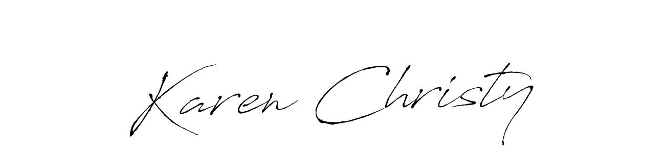 Also we have Karen Christy name is the best signature style. Create professional handwritten signature collection using Antro_Vectra autograph style. Karen Christy signature style 6 images and pictures png