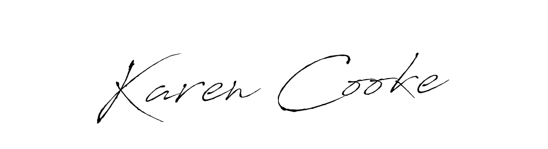 Make a beautiful signature design for name Karen Cooke. With this signature (Antro_Vectra) style, you can create a handwritten signature for free. Karen Cooke signature style 6 images and pictures png