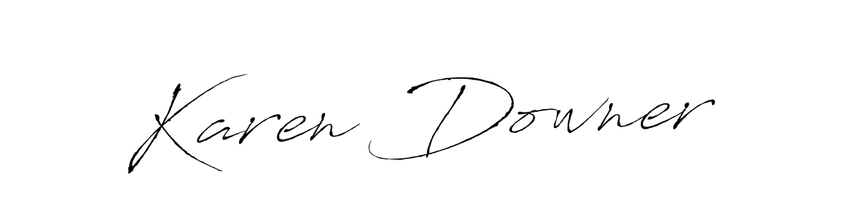 How to make Karen Downer signature? Antro_Vectra is a professional autograph style. Create handwritten signature for Karen Downer name. Karen Downer signature style 6 images and pictures png