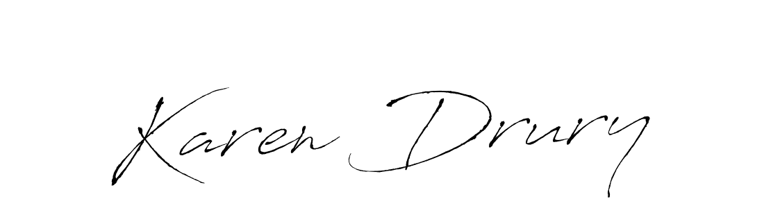 if you are searching for the best signature style for your name Karen Drury. so please give up your signature search. here we have designed multiple signature styles  using Antro_Vectra. Karen Drury signature style 6 images and pictures png