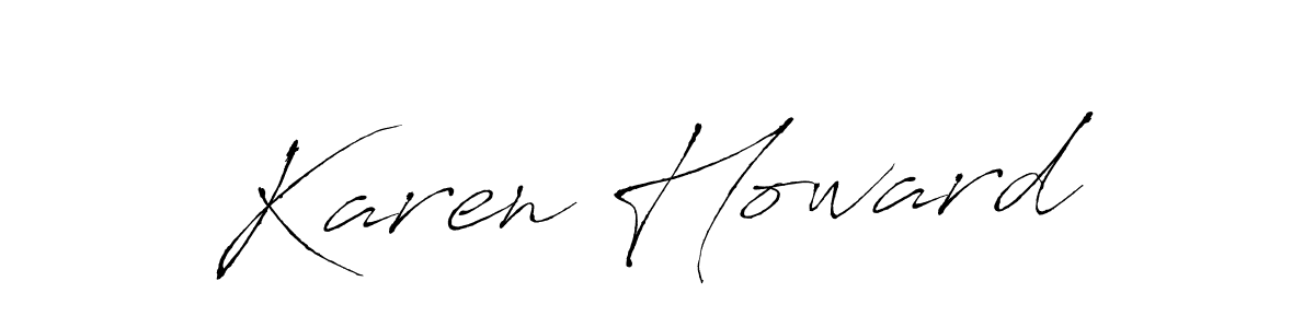 Similarly Antro_Vectra is the best handwritten signature design. Signature creator online .You can use it as an online autograph creator for name Karen Howard. Karen Howard signature style 6 images and pictures png