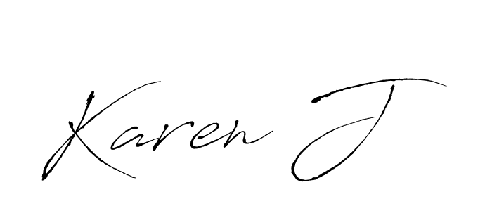 You can use this online signature creator to create a handwritten signature for the name Karen J. This is the best online autograph maker. Karen J signature style 6 images and pictures png