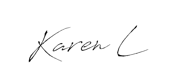 Once you've used our free online signature maker to create your best signature Antro_Vectra style, it's time to enjoy all of the benefits that Karen L name signing documents. Karen L signature style 6 images and pictures png