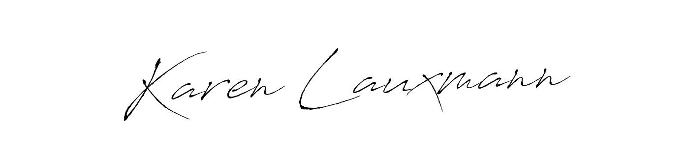 Design your own signature with our free online signature maker. With this signature software, you can create a handwritten (Antro_Vectra) signature for name Karen Lauxmann. Karen Lauxmann signature style 6 images and pictures png
