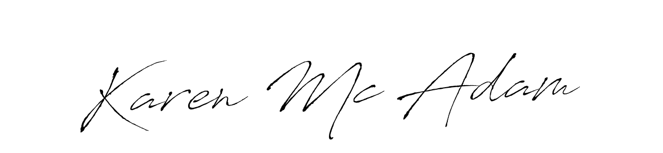 Also You can easily find your signature by using the search form. We will create Karen Mc Adam name handwritten signature images for you free of cost using Antro_Vectra sign style. Karen Mc Adam signature style 6 images and pictures png