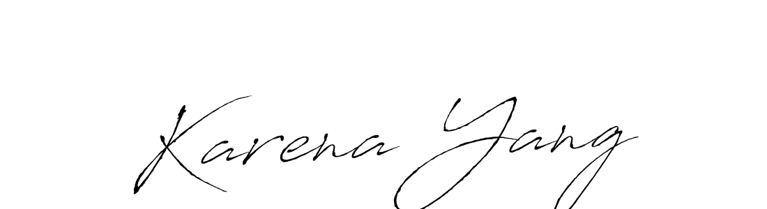 Make a short Karena Yang signature style. Manage your documents anywhere anytime using Antro_Vectra. Create and add eSignatures, submit forms, share and send files easily. Karena Yang signature style 6 images and pictures png