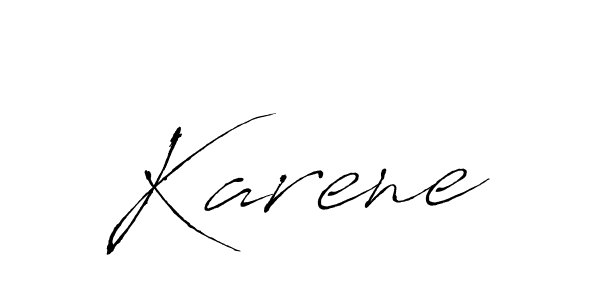 Antro_Vectra is a professional signature style that is perfect for those who want to add a touch of class to their signature. It is also a great choice for those who want to make their signature more unique. Get Karene name to fancy signature for free. Karene signature style 6 images and pictures png