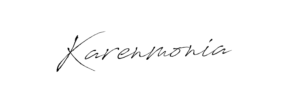 This is the best signature style for the Karenmonia name. Also you like these signature font (Antro_Vectra). Mix name signature. Karenmonia signature style 6 images and pictures png