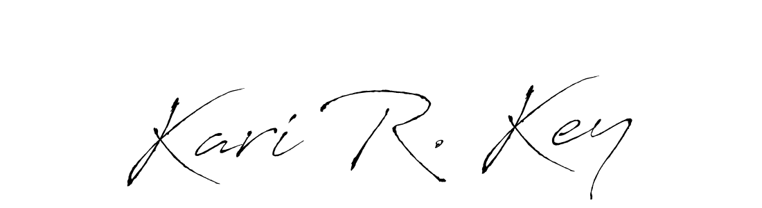 How to make Kari R. Key signature? Antro_Vectra is a professional autograph style. Create handwritten signature for Kari R. Key name. Kari R. Key signature style 6 images and pictures png