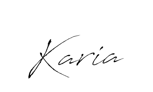 You should practise on your own different ways (Antro_Vectra) to write your name (Karia) in signature. don't let someone else do it for you. Karia signature style 6 images and pictures png