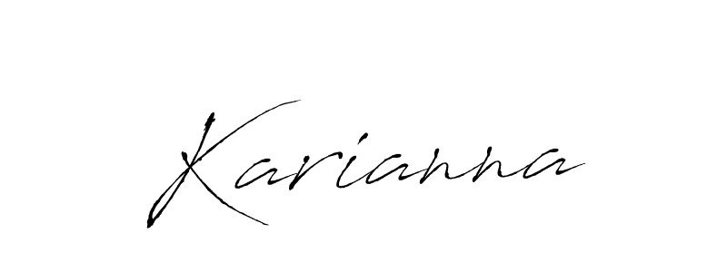 Similarly Antro_Vectra is the best handwritten signature design. Signature creator online .You can use it as an online autograph creator for name Karianna. Karianna signature style 6 images and pictures png