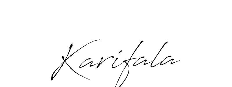 Create a beautiful signature design for name Karifala. With this signature (Antro_Vectra) fonts, you can make a handwritten signature for free. Karifala signature style 6 images and pictures png