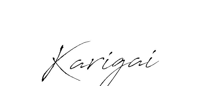 Design your own signature with our free online signature maker. With this signature software, you can create a handwritten (Antro_Vectra) signature for name Karigai. Karigai signature style 6 images and pictures png