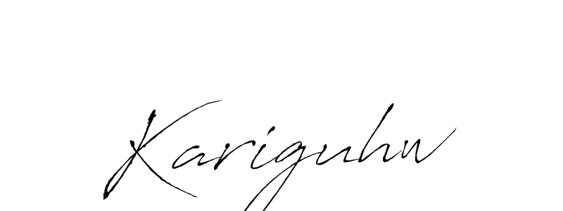 Similarly Antro_Vectra is the best handwritten signature design. Signature creator online .You can use it as an online autograph creator for name Kariguhw. Kariguhw signature style 6 images and pictures png