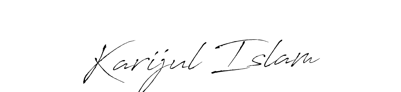 You should practise on your own different ways (Antro_Vectra) to write your name (Karijul Islam) in signature. don't let someone else do it for you. Karijul Islam signature style 6 images and pictures png