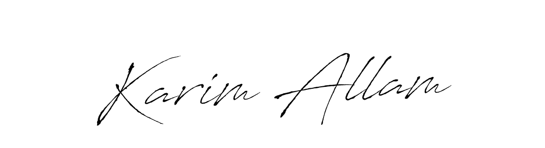 You can use this online signature creator to create a handwritten signature for the name Karim Allam. This is the best online autograph maker. Karim Allam signature style 6 images and pictures png