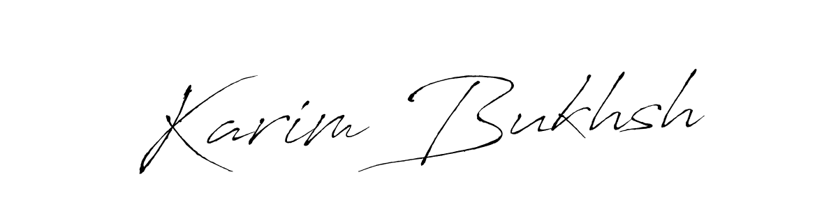 Also You can easily find your signature by using the search form. We will create Karim Bukhsh name handwritten signature images for you free of cost using Antro_Vectra sign style. Karim Bukhsh signature style 6 images and pictures png
