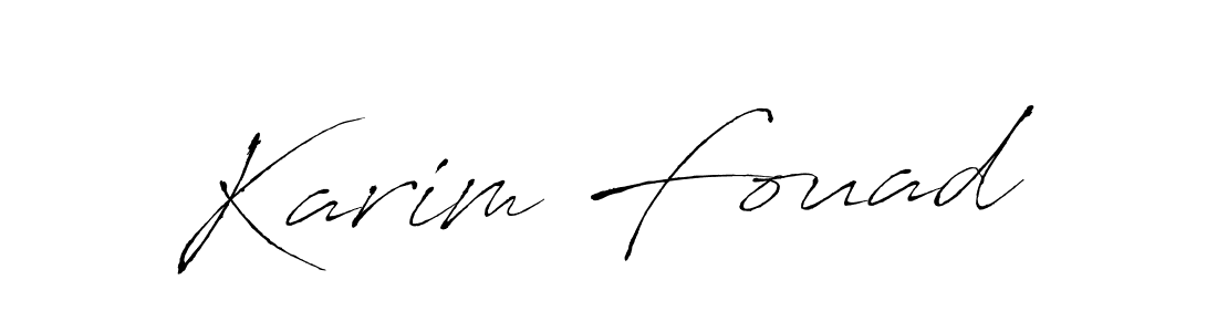 Also we have Karim Fouad name is the best signature style. Create professional handwritten signature collection using Antro_Vectra autograph style. Karim Fouad signature style 6 images and pictures png