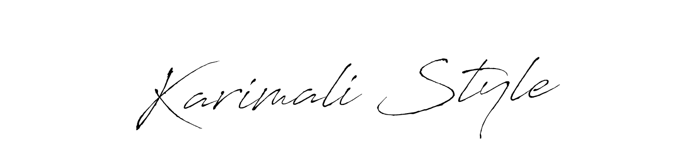 You should practise on your own different ways (Antro_Vectra) to write your name (Karimali Style) in signature. don't let someone else do it for you. Karimali Style signature style 6 images and pictures png