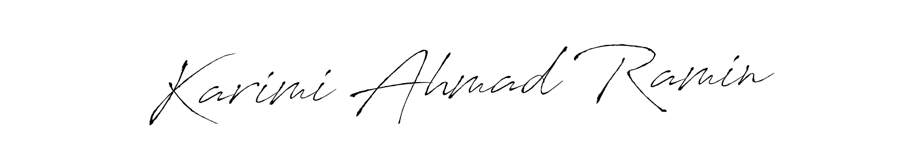 Also You can easily find your signature by using the search form. We will create Karimi Ahmad Ramin name handwritten signature images for you free of cost using Antro_Vectra sign style. Karimi Ahmad Ramin signature style 6 images and pictures png
