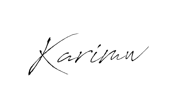 This is the best signature style for the Karimw name. Also you like these signature font (Antro_Vectra). Mix name signature. Karimw signature style 6 images and pictures png