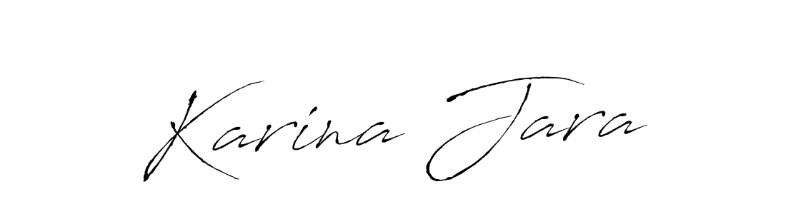 How to make Karina Jara signature? Antro_Vectra is a professional autograph style. Create handwritten signature for Karina Jara name. Karina Jara signature style 6 images and pictures png
