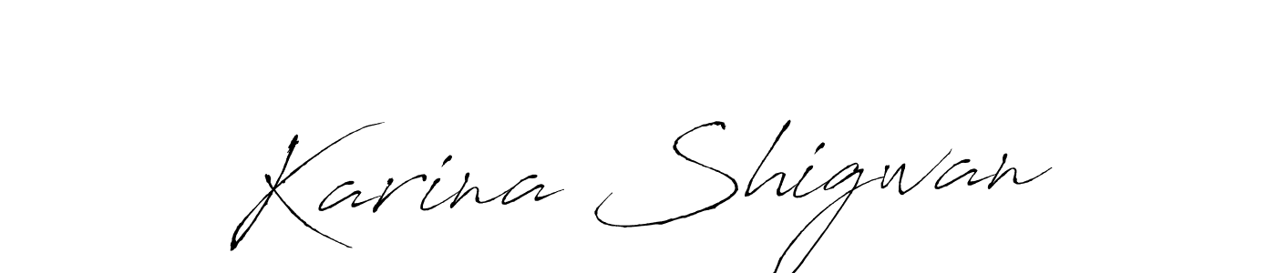 Best and Professional Signature Style for Karina Shigwan. Antro_Vectra Best Signature Style Collection. Karina Shigwan signature style 6 images and pictures png