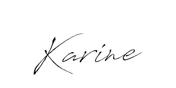 How to Draw Karine signature style? Antro_Vectra is a latest design signature styles for name Karine. Karine signature style 6 images and pictures png