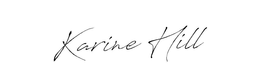 Best and Professional Signature Style for Karine Hill. Antro_Vectra Best Signature Style Collection. Karine Hill signature style 6 images and pictures png