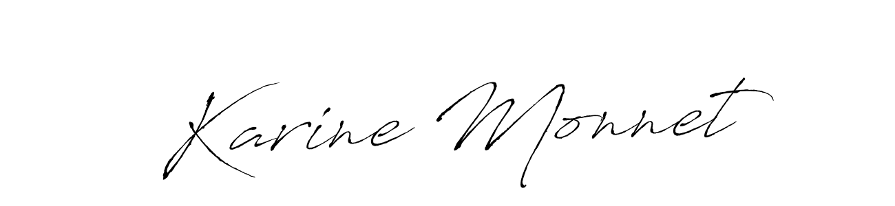 if you are searching for the best signature style for your name Karine Monnet. so please give up your signature search. here we have designed multiple signature styles  using Antro_Vectra. Karine Monnet signature style 6 images and pictures png