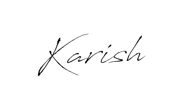 Karish stylish signature style. Best Handwritten Sign (Antro_Vectra) for my name. Handwritten Signature Collection Ideas for my name Karish. Karish signature style 6 images and pictures png