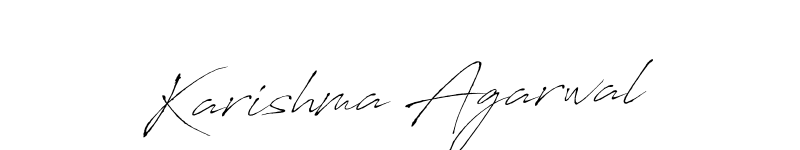 Design your own signature with our free online signature maker. With this signature software, you can create a handwritten (Antro_Vectra) signature for name Karishma Agarwal. Karishma Agarwal signature style 6 images and pictures png