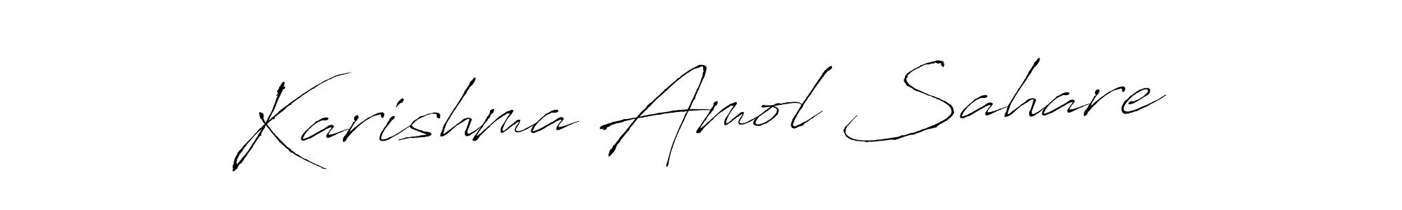Make a short Karishma Amol Sahare signature style. Manage your documents anywhere anytime using Antro_Vectra. Create and add eSignatures, submit forms, share and send files easily. Karishma Amol Sahare signature style 6 images and pictures png