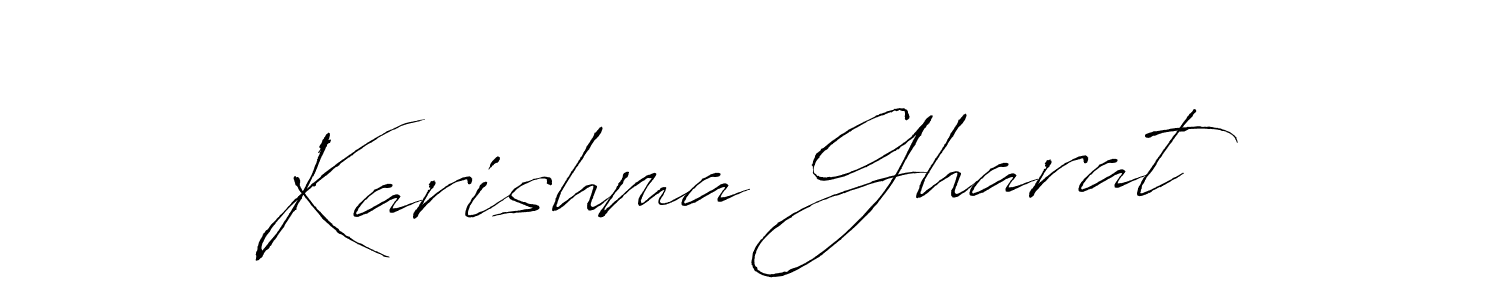 Create a beautiful signature design for name Karishma Gharat. With this signature (Antro_Vectra) fonts, you can make a handwritten signature for free. Karishma Gharat signature style 6 images and pictures png