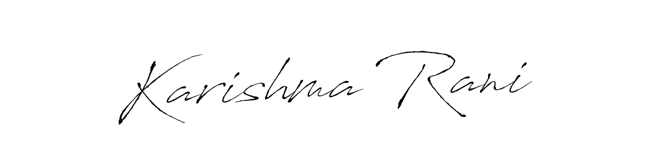 Make a beautiful signature design for name Karishma Rani. Use this online signature maker to create a handwritten signature for free. Karishma Rani signature style 6 images and pictures png