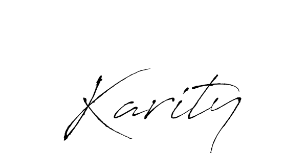 How to make Karity name signature. Use Antro_Vectra style for creating short signs online. This is the latest handwritten sign. Karity signature style 6 images and pictures png
