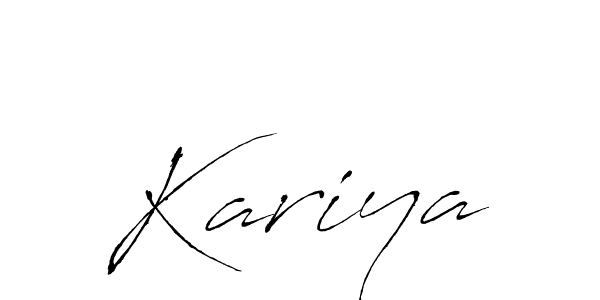 Make a beautiful signature design for name Kariya. With this signature (Antro_Vectra) style, you can create a handwritten signature for free. Kariya signature style 6 images and pictures png