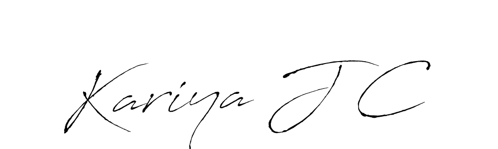 Here are the top 10 professional signature styles for the name Kariya J C. These are the best autograph styles you can use for your name. Kariya J C signature style 6 images and pictures png