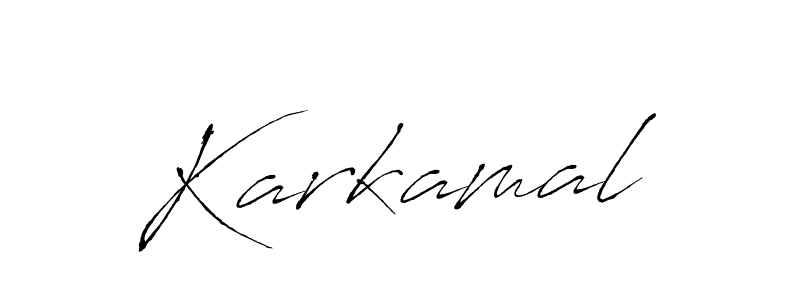 The best way (Antro_Vectra) to make a short signature is to pick only two or three words in your name. The name Karkamal include a total of six letters. For converting this name. Karkamal signature style 6 images and pictures png