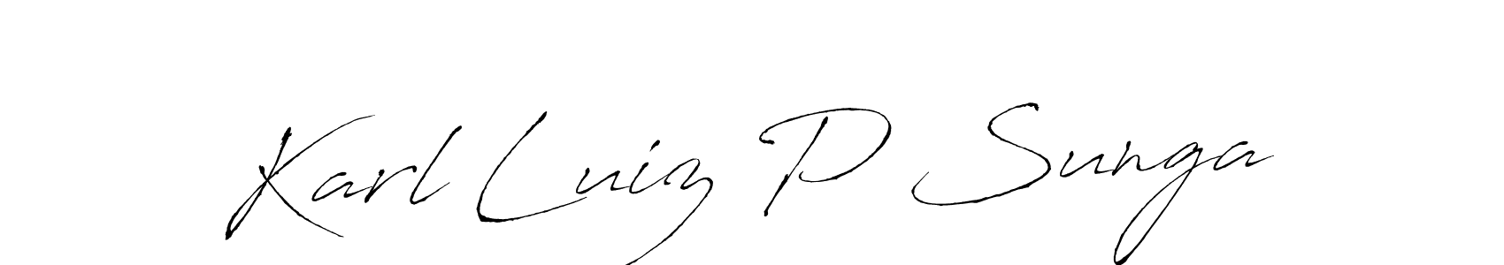 You should practise on your own different ways (Antro_Vectra) to write your name (Karl Luiz P Sunga) in signature. don't let someone else do it for you. Karl Luiz P Sunga signature style 6 images and pictures png