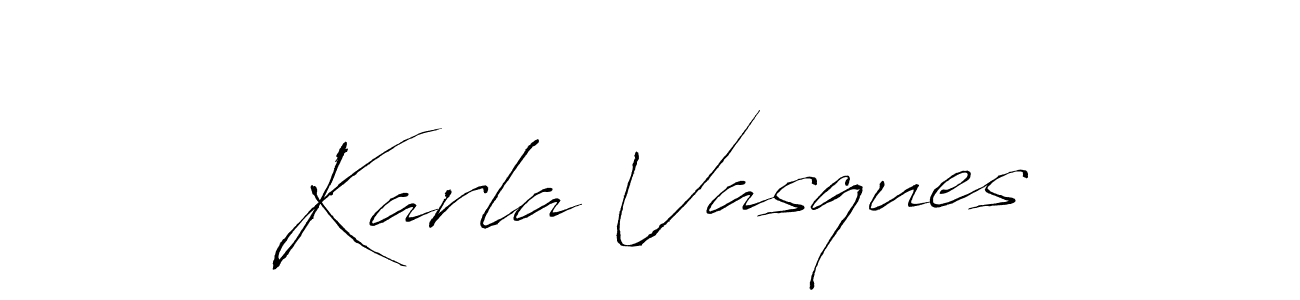 You should practise on your own different ways (Antro_Vectra) to write your name (Karla Vasques) in signature. don't let someone else do it for you. Karla Vasques signature style 6 images and pictures png