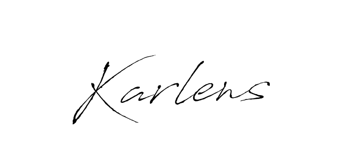 How to make Karlens name signature. Use Antro_Vectra style for creating short signs online. This is the latest handwritten sign. Karlens signature style 6 images and pictures png