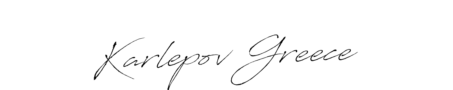 Use a signature maker to create a handwritten signature online. With this signature software, you can design (Antro_Vectra) your own signature for name Karlepov Greece. Karlepov Greece signature style 6 images and pictures png