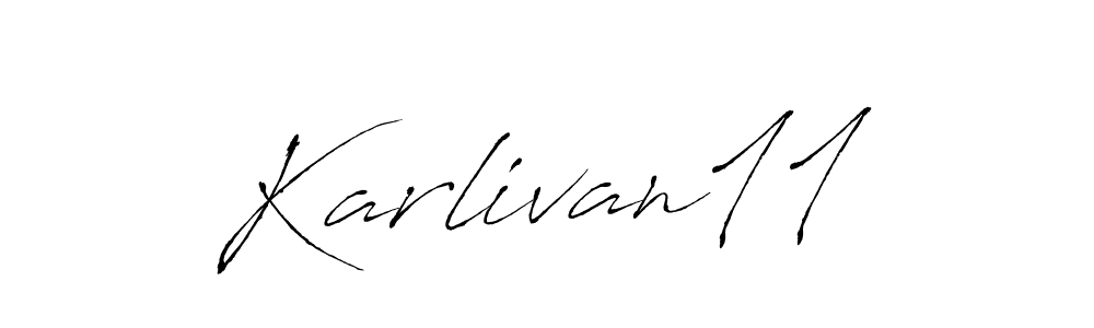 Similarly Antro_Vectra is the best handwritten signature design. Signature creator online .You can use it as an online autograph creator for name Karlivan11. Karlivan11 signature style 6 images and pictures png