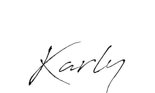 Similarly Antro_Vectra is the best handwritten signature design. Signature creator online .You can use it as an online autograph creator for name Karly. Karly signature style 6 images and pictures png