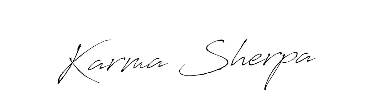 The best way (Antro_Vectra) to make a short signature is to pick only two or three words in your name. The name Karma Sherpa include a total of six letters. For converting this name. Karma Sherpa signature style 6 images and pictures png