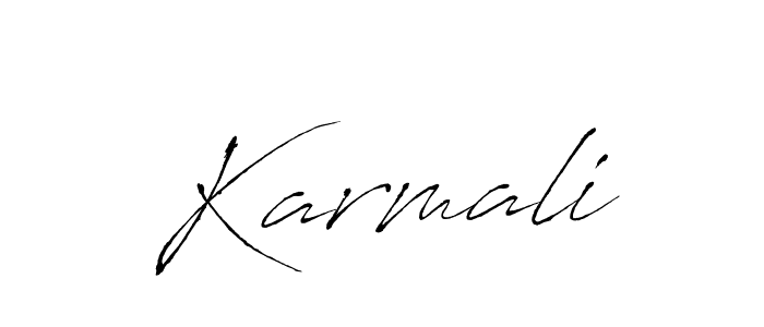 Best and Professional Signature Style for Karmali. Antro_Vectra Best Signature Style Collection. Karmali signature style 6 images and pictures png
