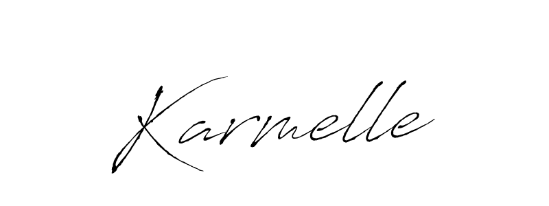 Also we have Karmelle name is the best signature style. Create professional handwritten signature collection using Antro_Vectra autograph style. Karmelle signature style 6 images and pictures png